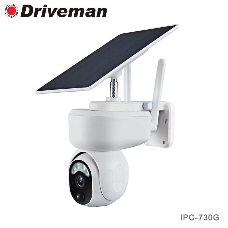 Driveman IPC-730G 通信型ソーラー充電式セキュリティカメラ SD/SIM別（別途SIMが必須）